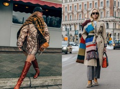 Модные шарфы осень-зима 2020/21