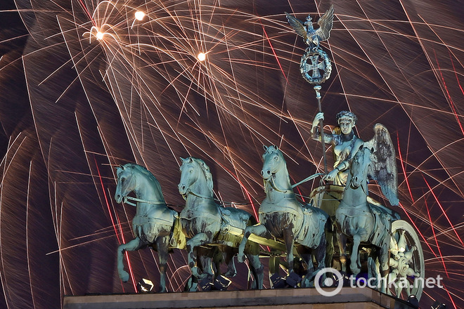 Новогодние фейерверки 2014