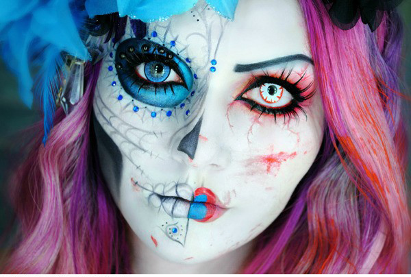 Невероятный макияж на Хэллоуин