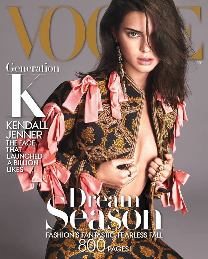 Кендалл Дженнер на обложке Vogue