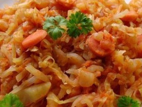 Рагу с сосиской Рагу с сосиской