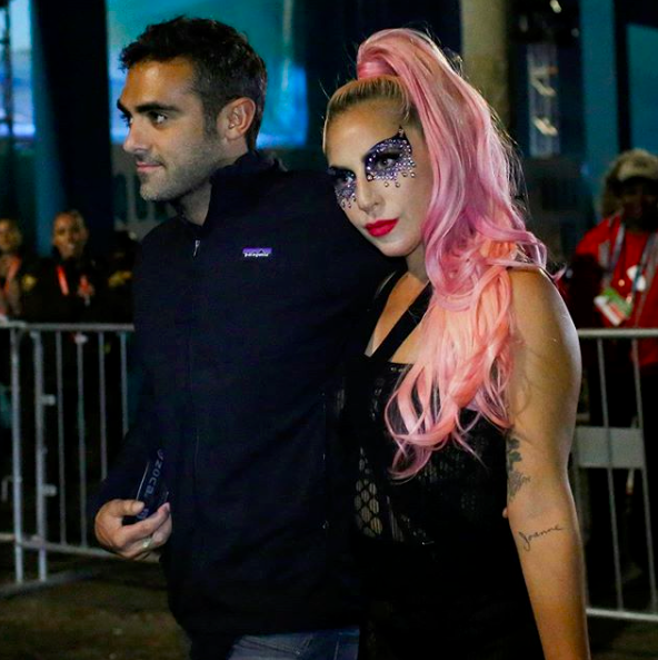 Леди Гага и Майкл Полански на "Суперкубке 2020"