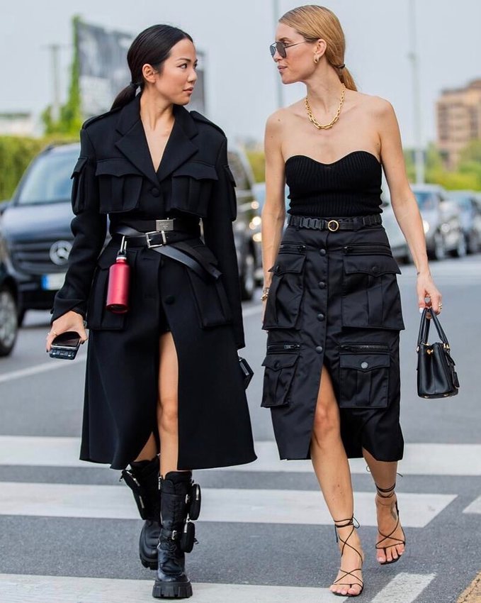 Тренды уличной моды на Неделе моды в Милане 2019