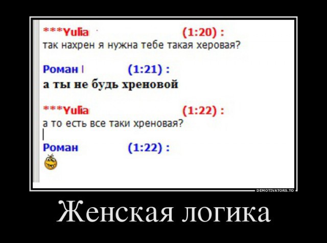 Женская логика