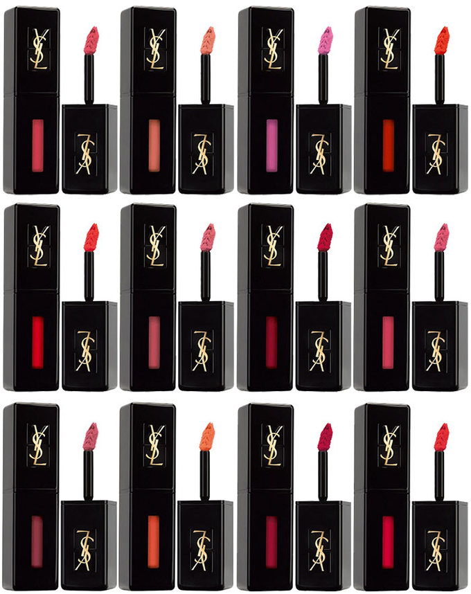 Жидкая стойкая губная помада YSL Vinyl Cream Lip Stain