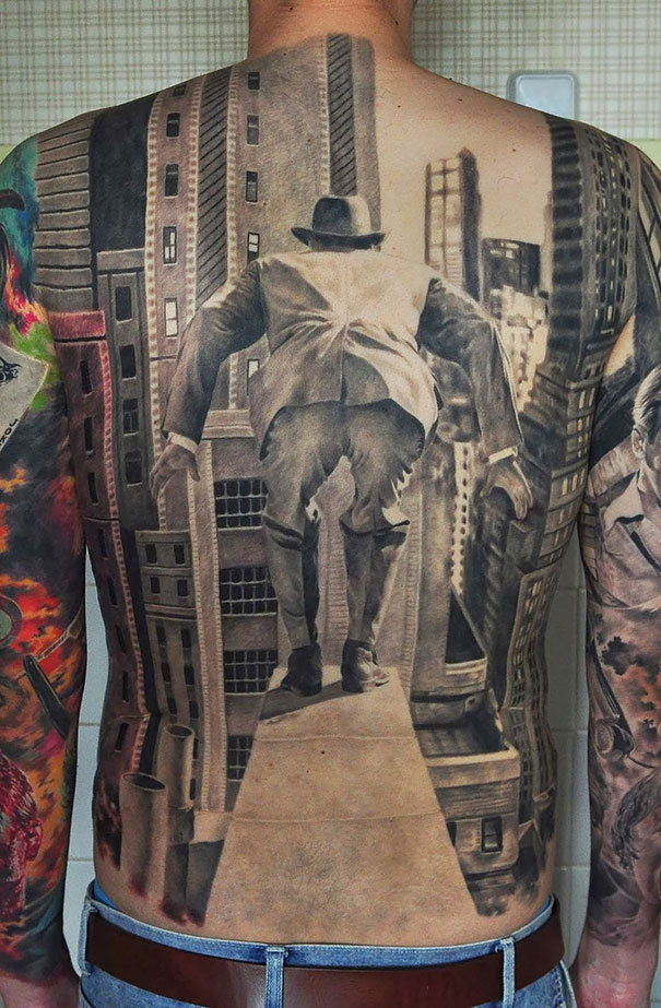 12 невероятных 3D татуировок