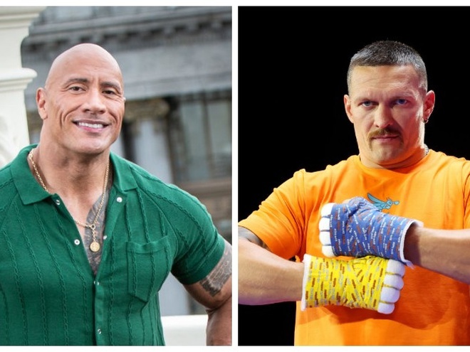 Двейн Джонсон висловився про спільні зйомки з Олександром Усиком у новому голлівудському фільмі