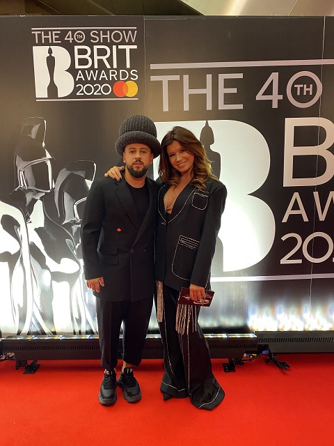 Дмитрий Монатик и Ирина Демичева на Brit Awards 2020