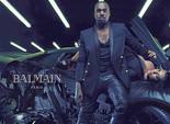 Кім Кардашьян і Каньє Вест у рекламі Balmain