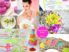 Стильні весільні відтінки: neon