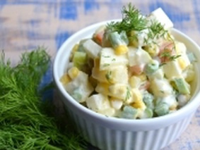 ОЛИВЬЕ С АНАНАСОМ ОЛИВЬЕ С АНАНАСОМ