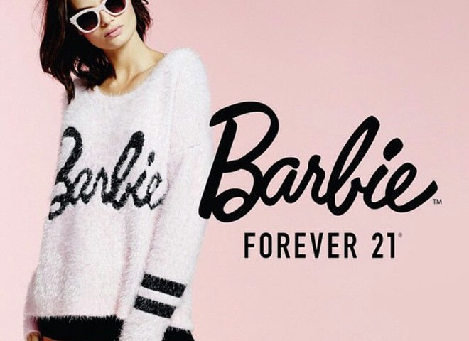 Модная коллаборация Forever 21 и Barbie 