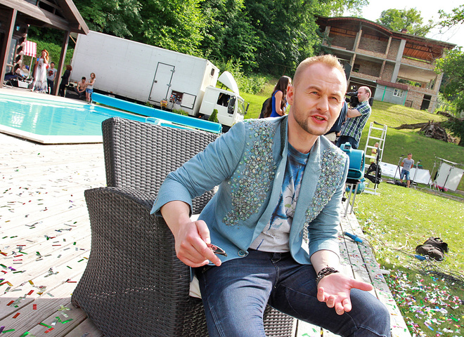 Зйомки кліпу Павла Табакова