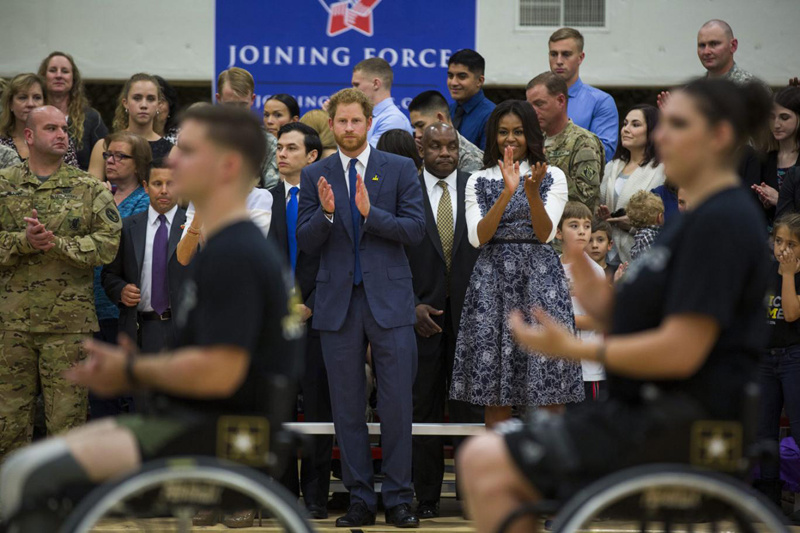 Мишель Обама и Принц Гарри