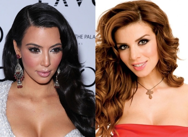 Анна Седокова і Кім Кардашіан