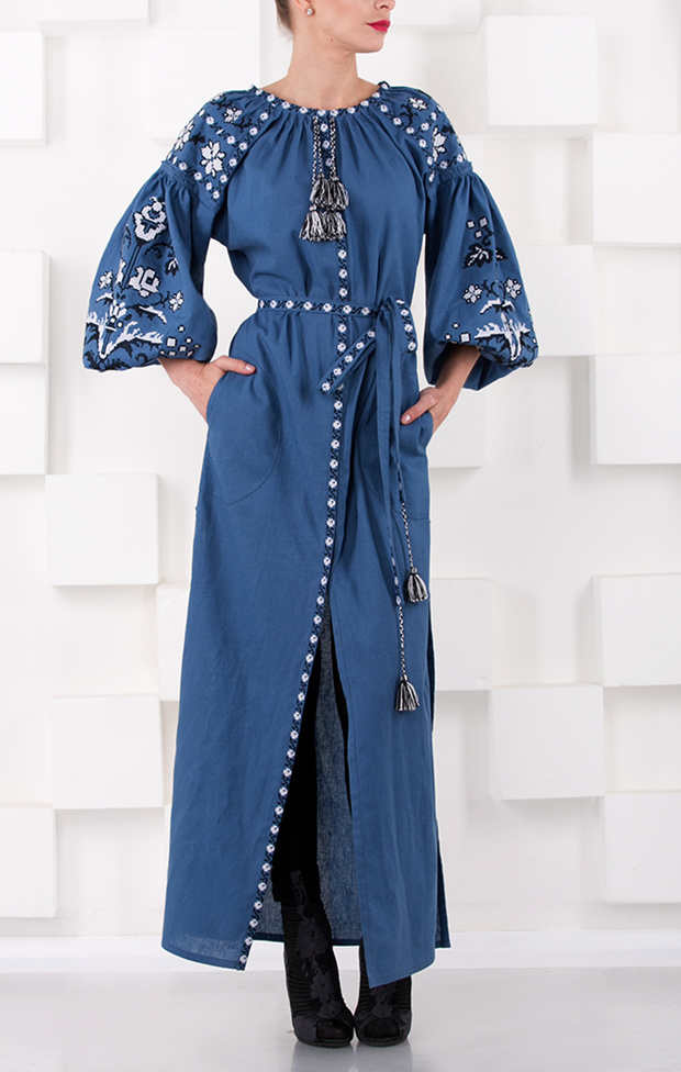 Длинные платья-вышиванки на лето 2016 от Varenyky Fashion