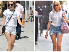 Фирменный стиль: Хлои Севиньи в шортах Levi's 501