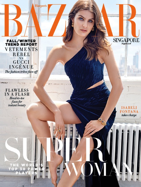 Изабели Фонтана в фотосессии для Harper`s Bazaar (август 2016)
