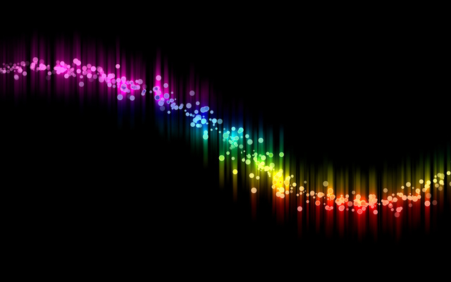 Абстракция цвета радуги