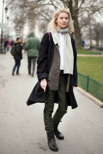 Байкерські черевики: street style