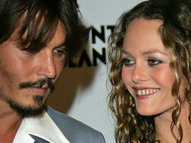 Джонни Депп и Ванесса Паради