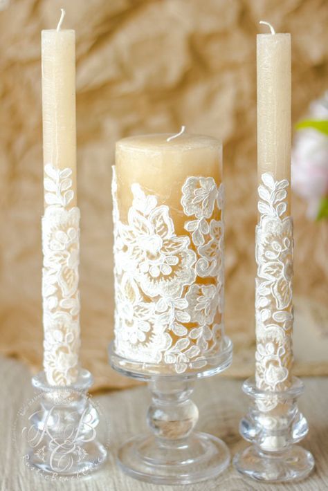 Декор свічок до Дня закоханих