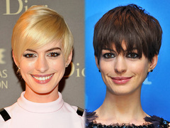 Топ-10 укладок на короткую стрижку Энн Хэтэуэй