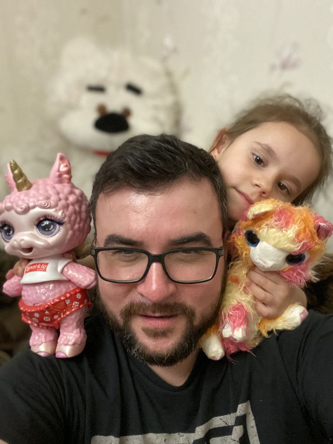 Руслан Сеничкин с племянницей Никой