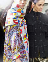 backstage показа Chanel backstage показа Chanel