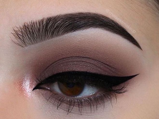 Макияж глаз: темно-шоколадный