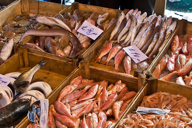 Рыбные маркеты Европы: Pescheria Market Catania Italy