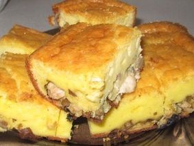 ирог с грибами и курицей ирог с грибами и курицей