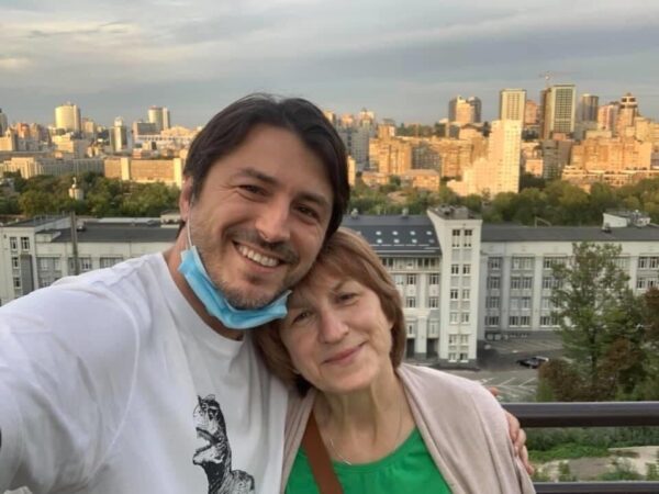 Сергей Притула с мамой