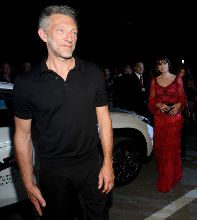 Моніка Беллуччі та Венсан Кассель на Венеційському кінофестивалі 2019
