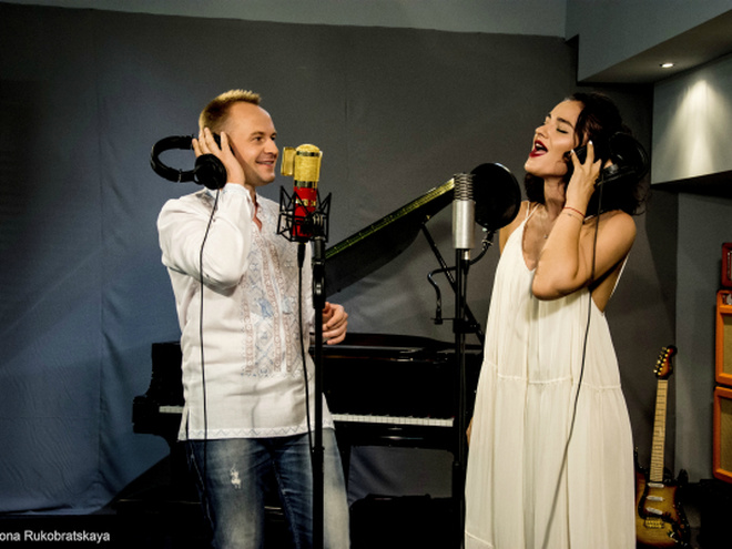 Запись песни "Оберіг"