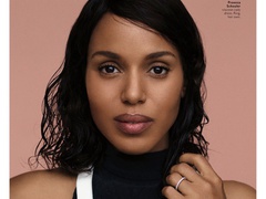 Беременная Керри Вашингтон для InStyle