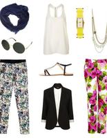 брюки у квіточку