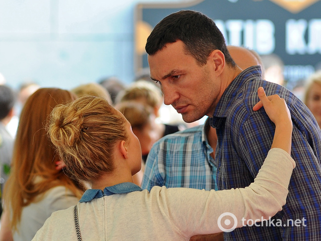 Владимир Кличко и Хайден Панеттьери