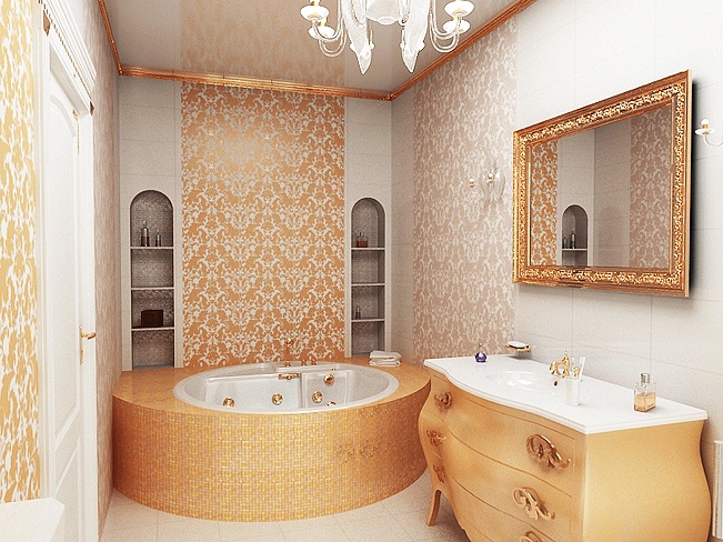 Дизайн плитка для ванной комнаты фото дизайн в теплых тонах
