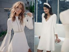 "Короче, юбку покороче": 20 абсолютно неймовірних суконь міні для нареченої