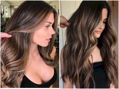 Модне фарбування волосся зима