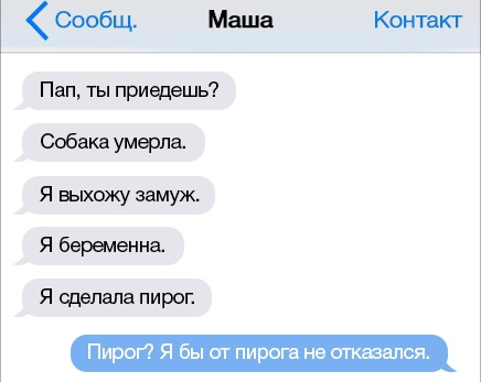 Смешные переписки детей и родителей