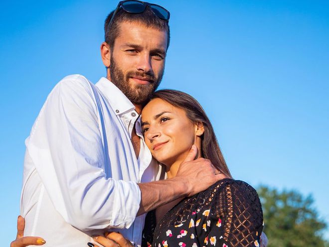 Илона Гвоздева с мужем