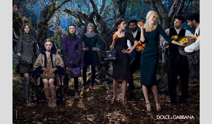 Рекламная кампания Dolce&Gabbana fw 14/15