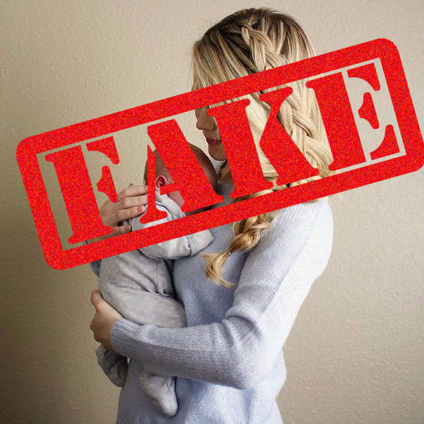 Официально: фотосессия Ольги Фреймут с сыном – фейк