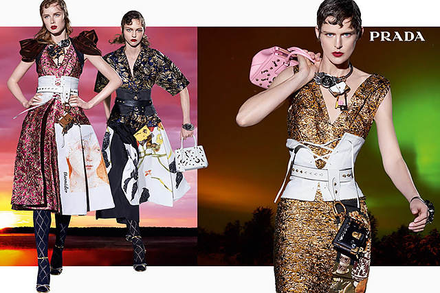Кампейн Prada осень-зима 2016/2017