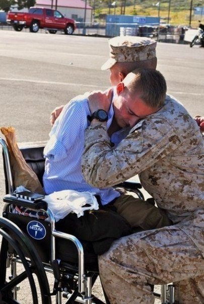 Трогательные фото с солдатами