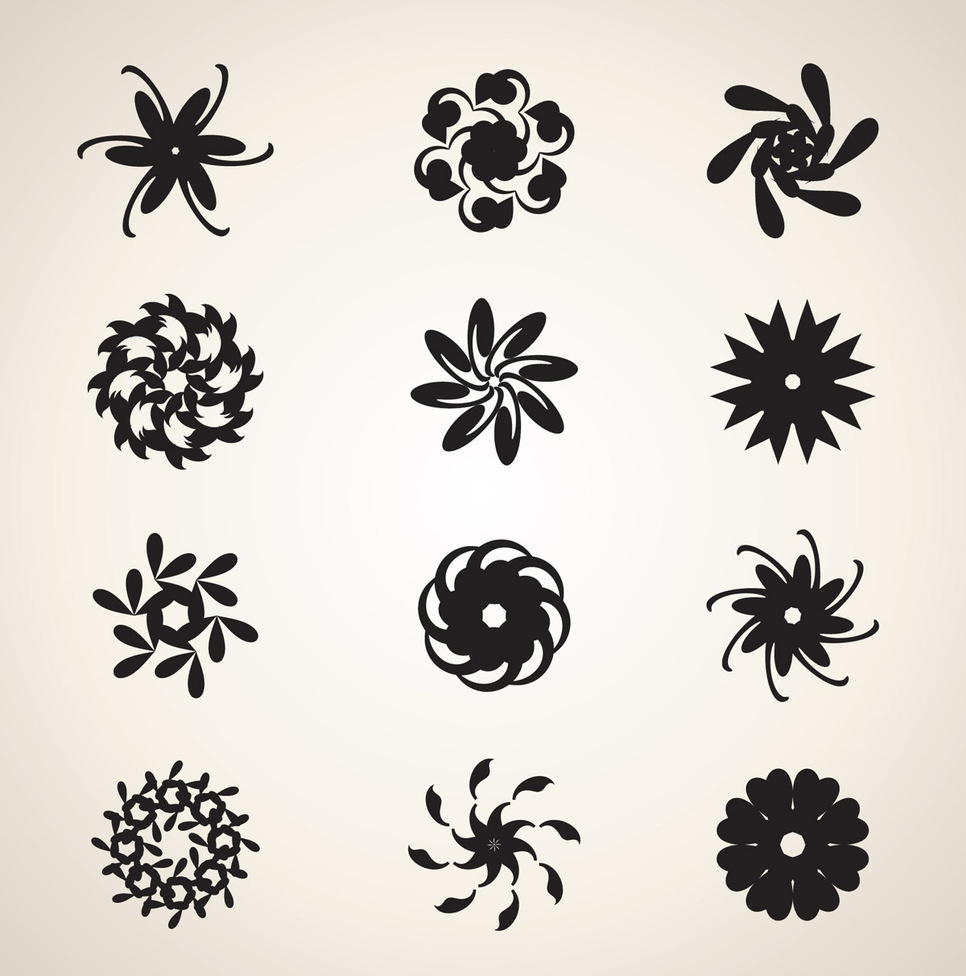 Сніжинки з паперу трафарети