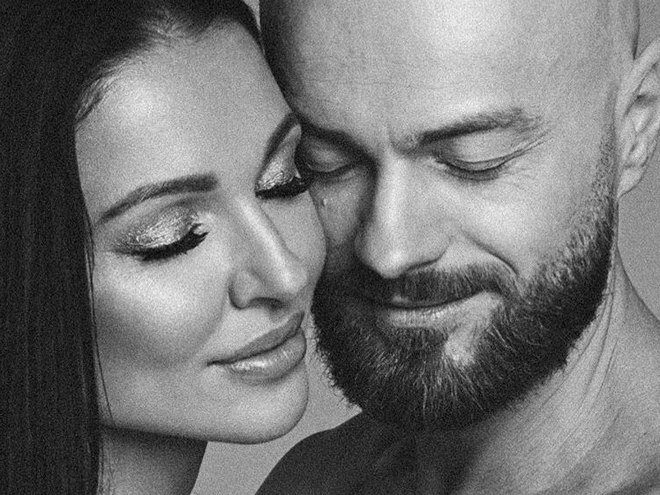 Влад Яма с женой Лилианой