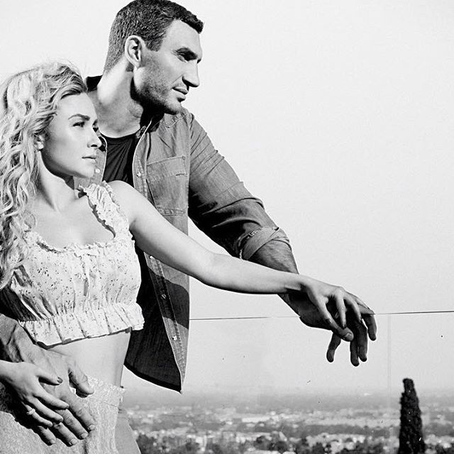 Хайден Панеттьери и Владимир Кличко